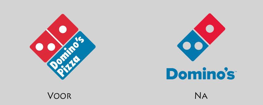 dominos domino s oud nieuw logo
