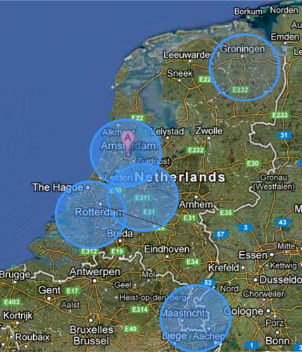 Online regio targeting met Grafiek