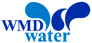 Logo WMD Waterleidingmaatschappij is ontwikkeld door Reclamebureau Grafiek