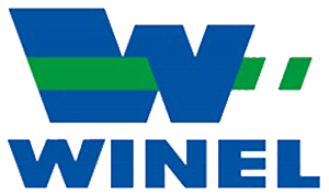 Logo WINEL is ontwikkeld door Reclamebureau Grafiek
